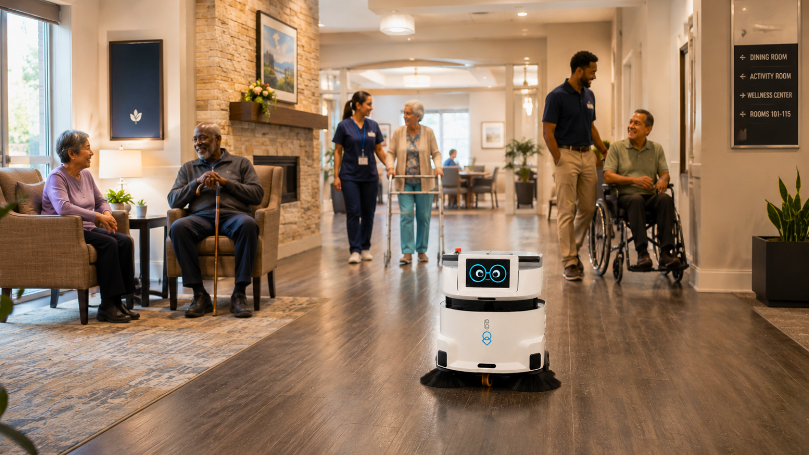 uClean in senior care facility