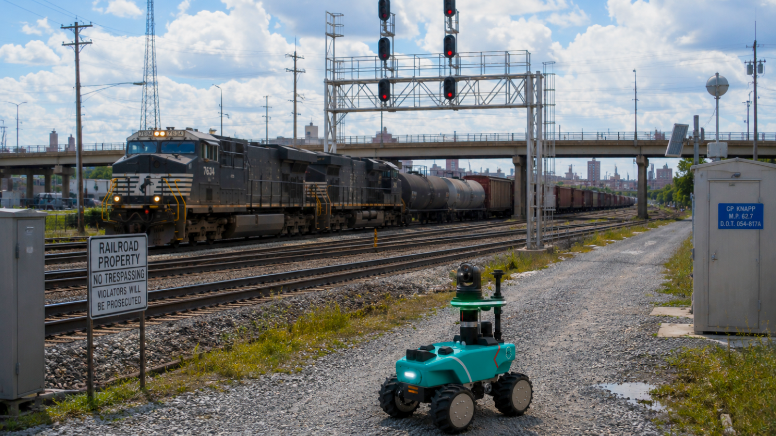 uSecure train tracks inspection